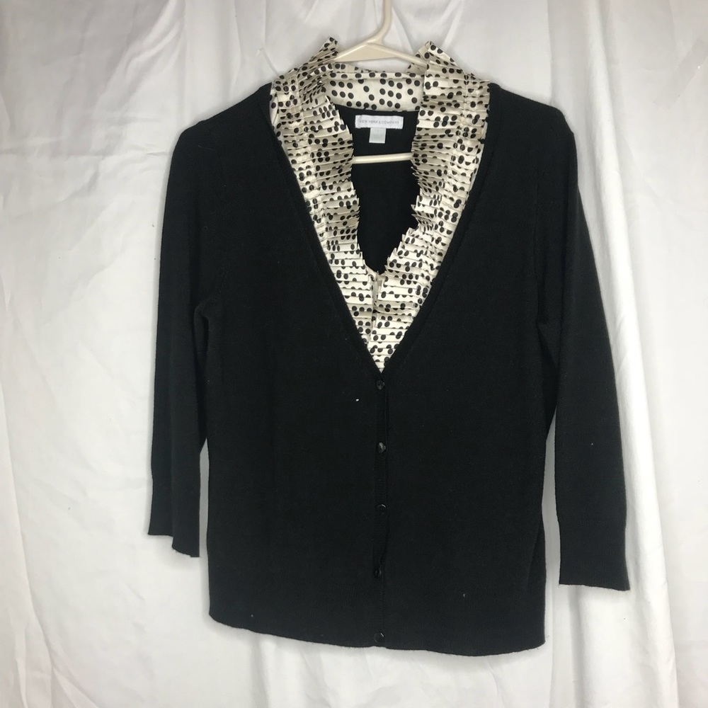 New York & Company blouse cardigan